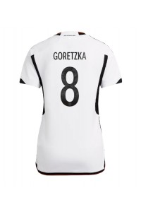 Fotbalové Dres Německo Leon Goretzka #8 Dámské Domácí Oblečení MS 2022 Krátký Rukáv